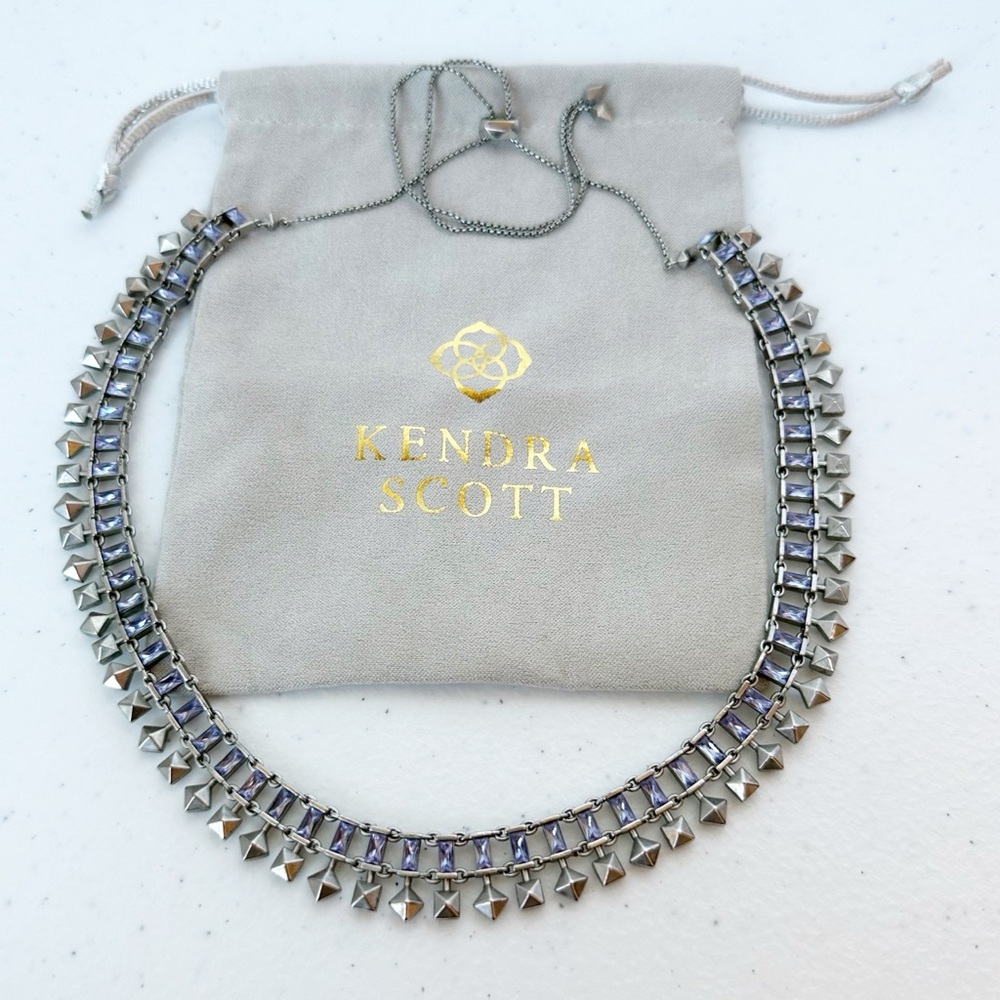 Kendra Scott Oscar Silver Choker Necklace